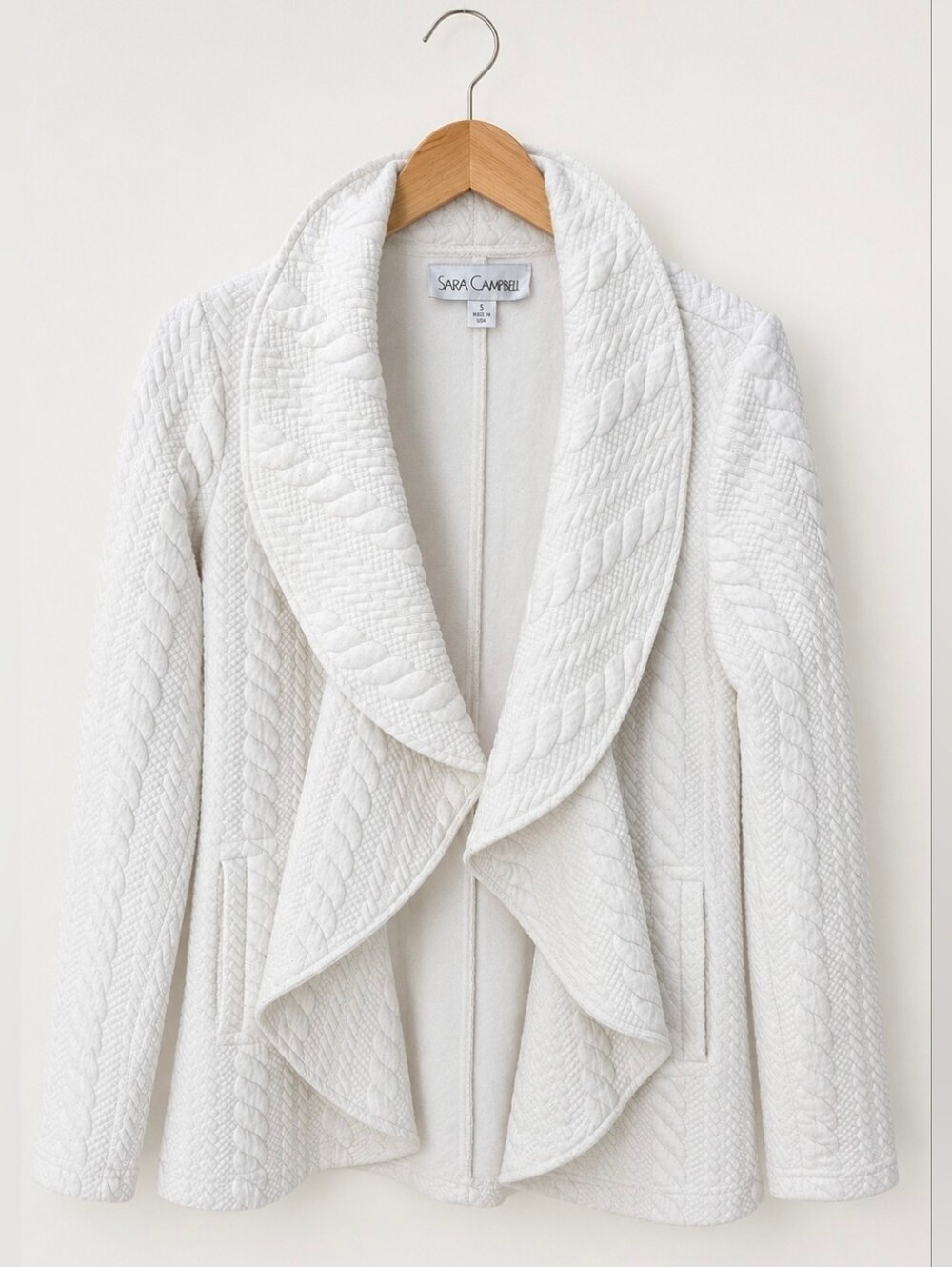 Sara Campbell Cascading Cardigan Size Small